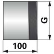 Gewindestutzen 5 Zoll x 100 mm, einseitiges Gewinde – Außengewinde Ersatzteil