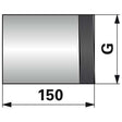 Gewindestutzen 5 Zoll x 150 mm, einseitiges Gewinde – Außengewinde Ersatzteil