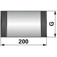 Gewindestutzen 6 Zoll x 200 mm, beidseitiges Gewinde – Außengewinde Ersatzteil