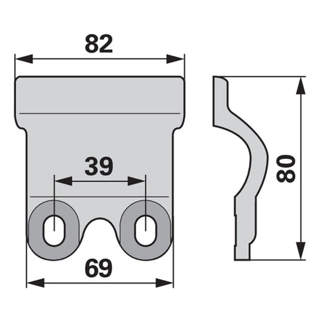 Gleitkufe ESM 3411780 – Landtechnik Ersatzteil