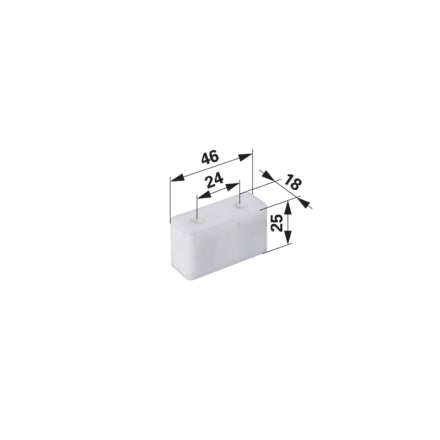Gleitkufe PVC ROH117/1/9 zu Wühlmaus – Kartoffelroder Ersatzteil