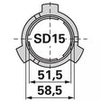 Gleitlagerring SD15 Walterscheid 1087279 – Gelenkwelle Ersatzteil