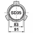 Gleitlagerring SD35 Walterscheid 1342315 – Lager Ersatzteil