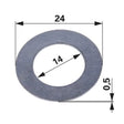 Gleitscheibe AD 24 x ID 14 x S 0,5 mm zu Vogel und Noot F5000010 – Landtechnik Ersatzteil