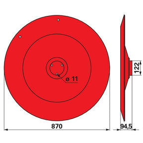 Gleitteller 153415708 zu Sip Trommelmäher – Sonstiges für Trommelmähwerk Ersatzteil
