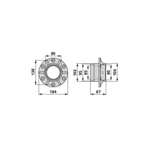 Gleittellernabe 06567235 zu Deutz-Fahr vertikal – Deutz Ersatzteile Ersatzteil