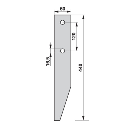 Fräshaken - Steinschläger 089.01576 zu Grimme Gruse – Fräsmesser Ersatzteil