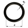 Gummidichtring 8 Zoll Bauer System – Dichtringe Ersatzteil