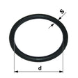Gummidichtring 2 Zoll Italienisches System – Dichtringe Italienisch Ersatzteil