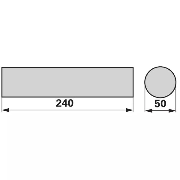 Gummielement - 240x50 mm – Sonstiges für Traktor Ersatzteil