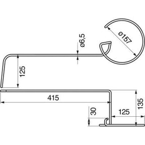 Hackstriegelzinke rechts 3.5103.0017.0 zu Lely – Saattechnik Ersatzteil