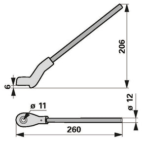 Halmteiler FT48797.01 zu Aebi Messerkopf AM250.01 – Sonstiges für Balkenmäher Ersatzteil
