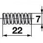 Druckfeder innen zu Weasler Agdrive 660105 – Gelenkwelle Ersatzteil