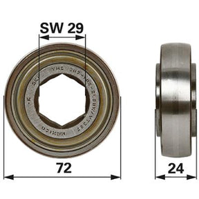 Lager AN102010 zu John Deere – Lager für Mähdrescher Ersatzteil