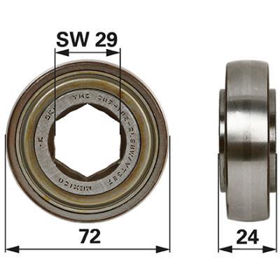 Lager AN102010 zu John Deere – Lager für Mähdrescher Ersatzteil