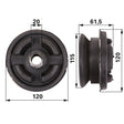 Kabinenlager 1612171M1 zu Massey Ferguson – Lager für Traktorfrontlader Ersatzteil
