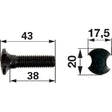 Kettenschraube M10 x 43 mm – Landtechnik Ersatzteil