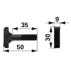 Kettenschraube M10 x 35 mm – Landtechnik Ersatzteil
