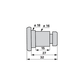 Klingenstift L 32 mm Lely 4.1249.0388.0 – Landtechnik Ersatzteil