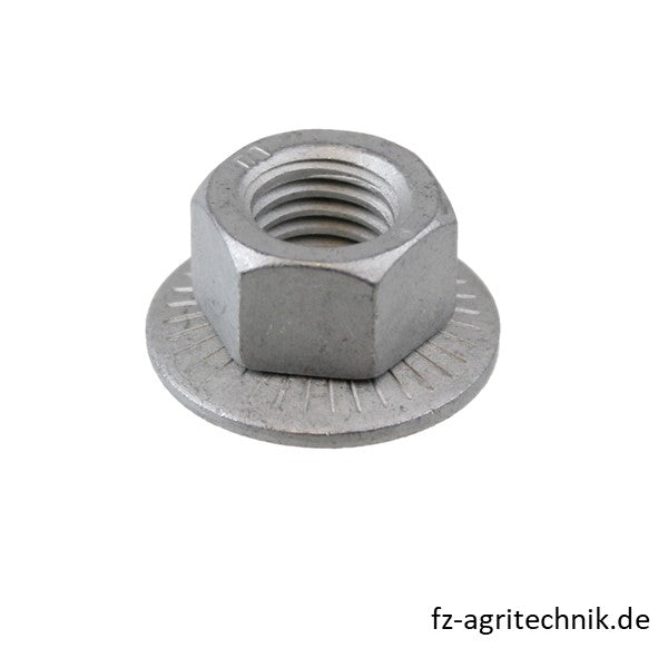 Kombimutter M12 mit drehbarer Scheibe 122.306 zu Pöttinger Scheibenmäher - Variante 1 – Halter für Trommelmähwerk Ersatzteil