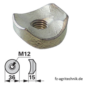 Konkarvmutter M12 - 57532800 zu Kuhn – Kreiselschwader Ersatzteil