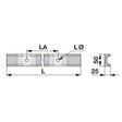 Kratzbodenleiste U-Profil, 50 x 25 mm, gelocht, L 1.520 mm Deutz-Fahr 06577027 – Deutz Ersatzteile Ersatzteil