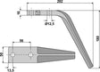 Kreiseleggenzinken 180mm zu Tornado