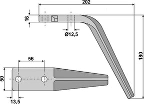 Kreiseleggenzinken 180mm zu Tornado
