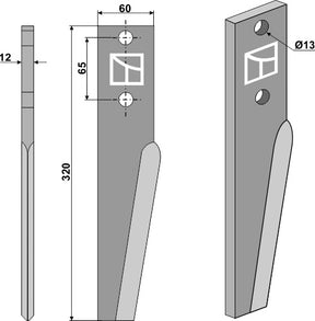 Kreiseleggenzinken 320mm zu Perugini