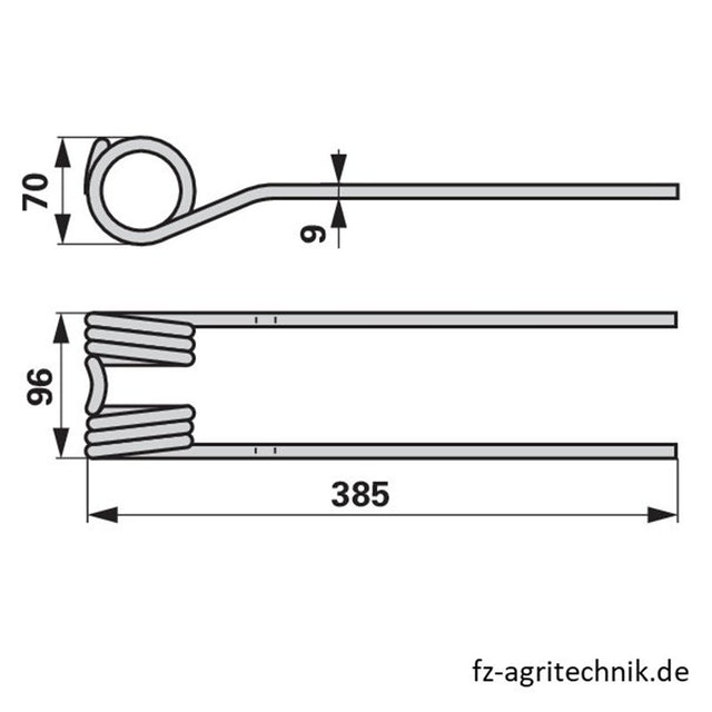 Kreiselheuerzinken 150296 - 488072 - 25 Stück zu Fella