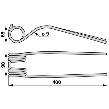 Kreiselheuerzinken VF16644530.86 zu Deutz-Fahr – Deutz Ersatzteile Ersatzteil