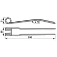 Kreiselschwaderzinken VF16644864.86 zu Deutz-Fahr – Zinken für Kreiselschwader Ersatzteil