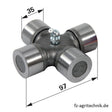 Kreuzgelenk - Zapfenkreuz 04362929 zu Deutz Allradachse – Deutz Gelenke Ersatzteil