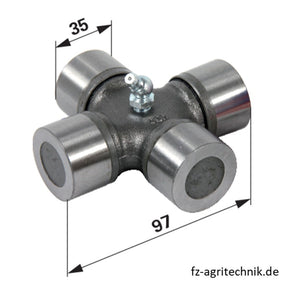 Kreuzgelenk - Zapfenkreuz 04362929 zu Deutz Allradachse – Deutz Gelenke Ersatzteil