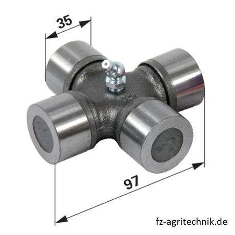 Kreuzgelenk - Zapfenkreuz 04362929 zu Deutz Allradachse – Deutz Gelenke Ersatzteil