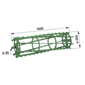 Krümelwalze 1000x260mm – Bodenbearbeitung Ersatzteil