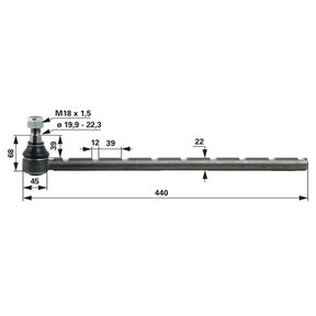 Kugelgelenk 137700430701 zu Steyr – Landtechnik Ersatzteil