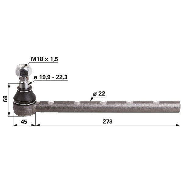 Kugelgelenk 137700430702 zu Steyr – Landtechnik Ersatzteil