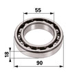 Kugellager 04415113 zu Deutz Allradachse APL 2045 – Deutz Lager Ersatzteil