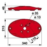 Mähscheibe 56812600 zu Kuhn Scheibenmäher