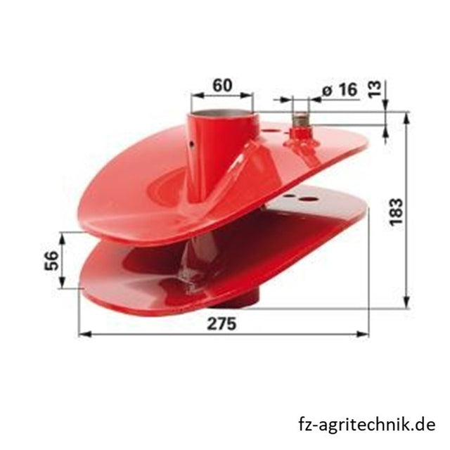 Kurvenscheibe 101042 - 497293 zu Fella Kreiselschwader