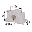 Lagerbock B 25 mm anstelle von Vogel und Noot F5801803 – Lager Ersatzteil
