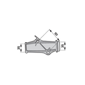 Lagerrohr mit Buchsen / 35mm 498439 zu Fella – Kreiselschwader Ersatzteil