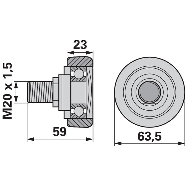Lagerrolle 80688282 zu New Holland – Lager Ersatzteil