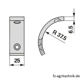 Lagerschale 804.04.16.0051 zu Steyr – Ladewagen Ersatzteil