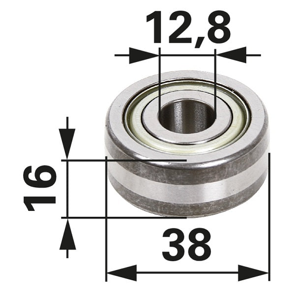 Laufrolle AE46215 zu John Deere - Variante 1 – Lager Ersatzteil