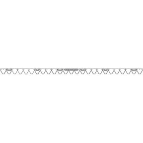 Aebi Mähmesser 190 cm AM126-10 – Messer für Balkenmäher Ersatzteil