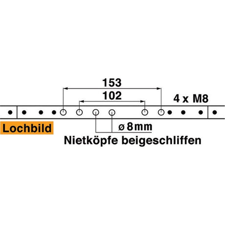Mähmesser 249.0920 zu ESM – Balkenmäher Ersatzteil