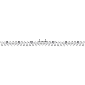 Aebi Mähmesser 137 cm 250.0110 – Klingen für Balkenmäher Ersatzteil