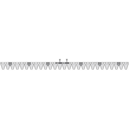 Aebi Mähmesser 137 cm 251.0910 – Balkenmäher Ersatzteil